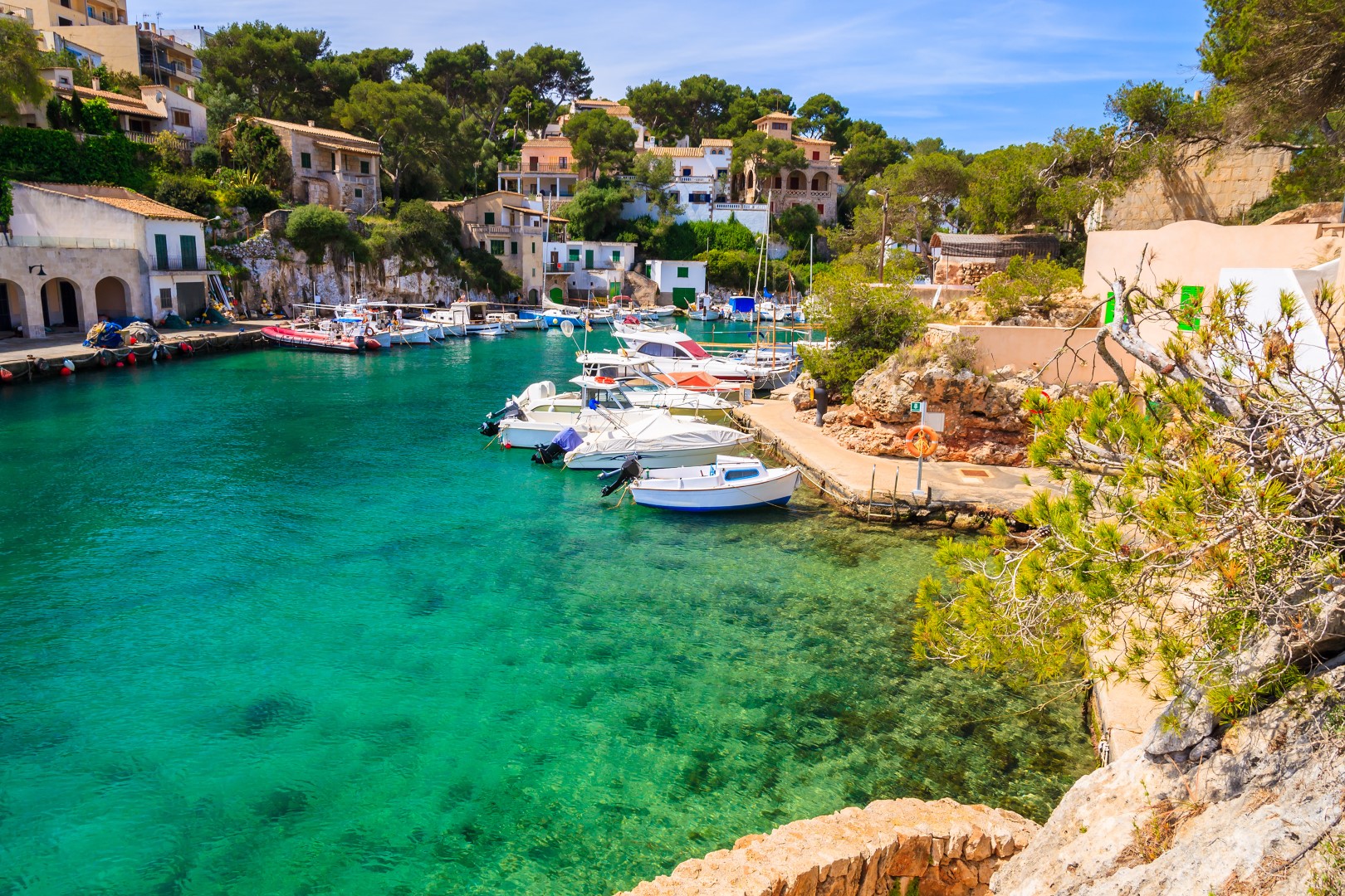 Cala Figuera Strand In Het Noorden Van Mallorca